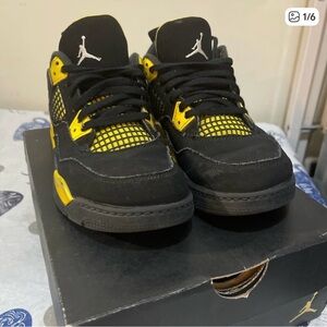 Jordan Kids Sneakers Black Yellow